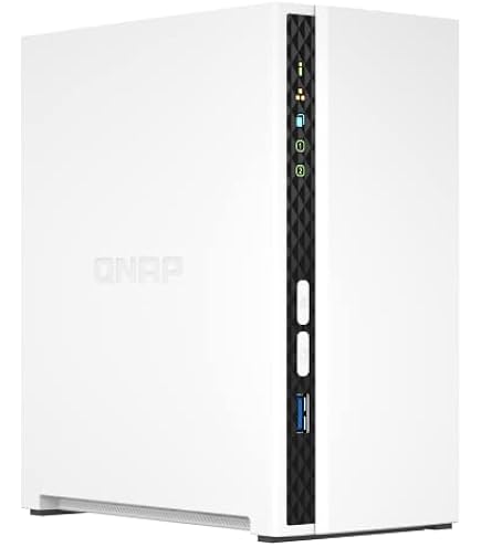 QNAP TS-133-US 1 Bay Affordable Desktop NAS with ARM Cortex-A55