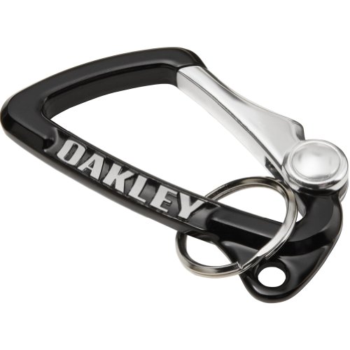 Oakley Mens Large Carabiner Keychain Accessories, Black, One Size
