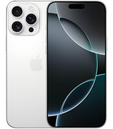 Apple iPhone 15 Pro Max, 256GB, White Titanium - Unlocked (Renewed