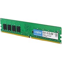 Crucial 16GB DDR4 RAM, 3200MHz (PC4-25600) CL22 Desktop Memory
