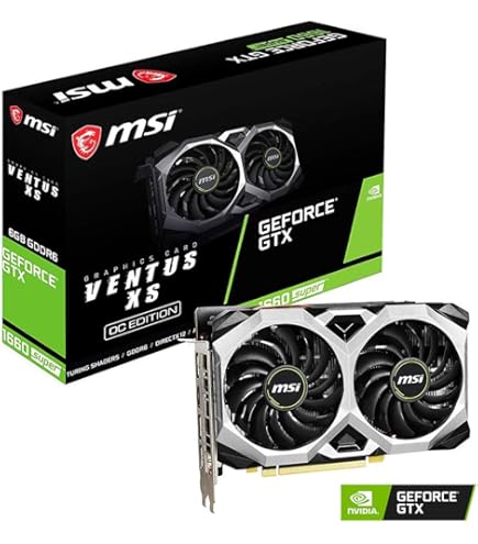 Amazon.com: MSI GeForce GTX 1660 VENTUS XS 6G OC Gaming Graphics
