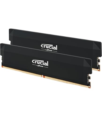 Crucial 16GB DDR5 RAM, 5600MHz (or 5200MHz or 4800MHz) Desktop