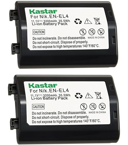 Amazon.com : DSTE Replacement for EN-EL4A Rechargeable Li-ion