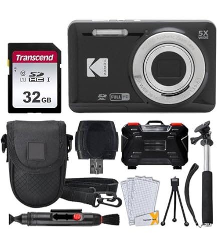 Amazon.com : Kodak PIXPRO FZ55 Digital Camera (Black) + Point
