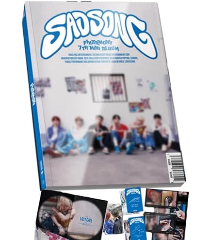 Amazon.com: P1Harmony SAD SONG 7th Mini Album (Photo Book - S