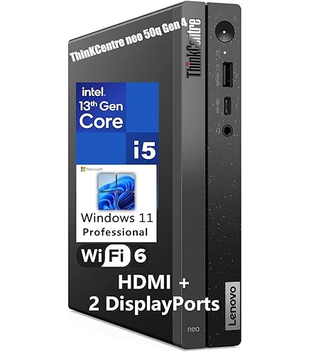 Amazon.com: Lenovo ThinkCentre M70q Tiny 1L Business Desktop