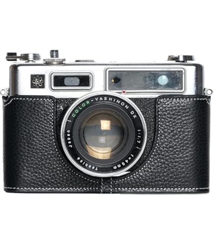 Amazon.com : Handmade Genuine Real Leather Half Camera Case Bag