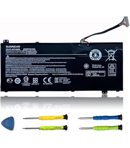 Amazon.com: 7xinbox 11.4V 52.5Wh AC14A8L Replacement Laptop