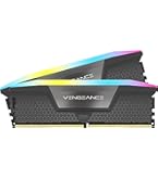 CORSAIR Vengeance RGB DDR5 RAM 16GB (2x8GB) 5200MHz CL40 Intel XMP