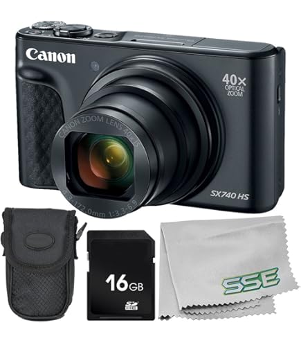 Amazon.com : Canon PowerShot SX740 HS Digital Camera (Black