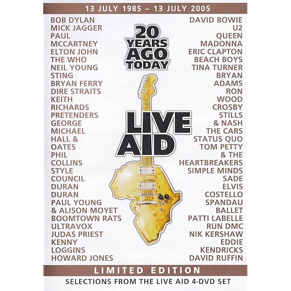 Live Aid (4 Disc Set): Amazon.ca: Movies & TV Shows