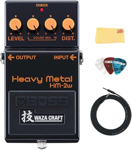 Amazon.com: BOSS HM-2W Heavy Metal Guitar Effects Pedal