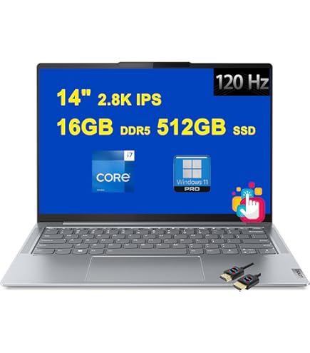 Amazon.com: Lenovo IdeaPad Slim 7 14-in 2.8K Touchscreen Laptop