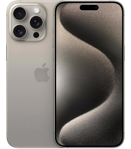 Amazon.com: Apple iPhone 15 Pro Max, 256GB, Natural Titanium for