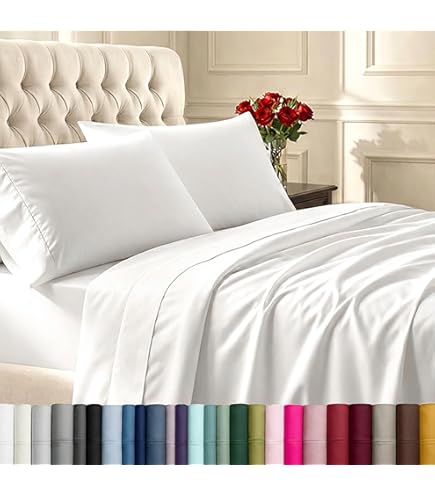 Amazon.com: Tri-Ease Threshold 500 Thread Count Cotton Sheet Set