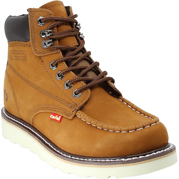 Amazon.com | Cactus Work Boots 3611 Wheat Size 5 | Industrial
