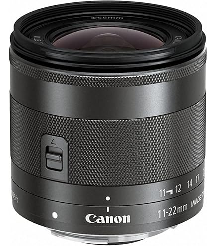 Canon 5984B002 EF-M 18-55mm F/5.6-3.5 Standard-Zoom Lens, Black