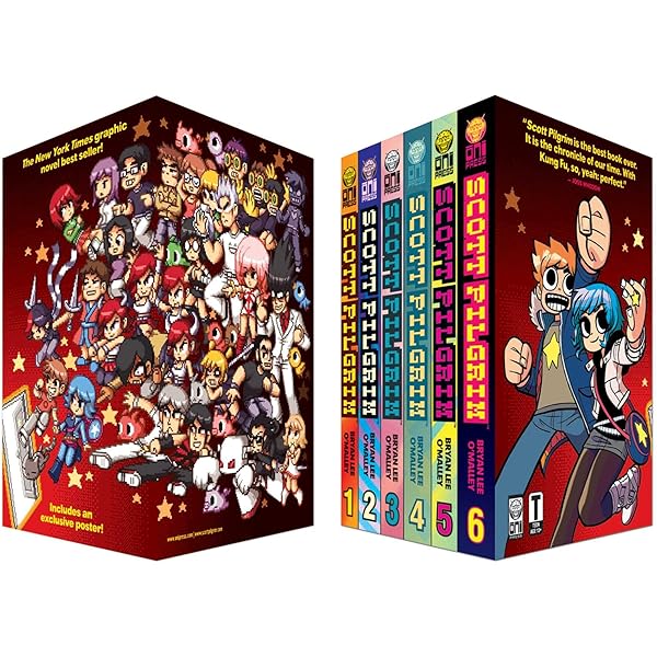 Amazon.com: Scott Pilgrim 20th Anniversary B&W Hardcover Box Set