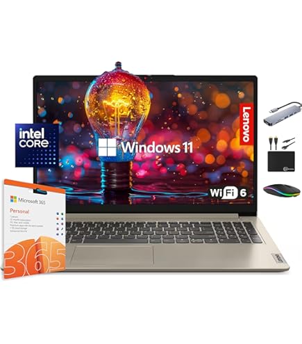 Amazon.com: Lenovo IdeaPad 1 15AMN7 15.6