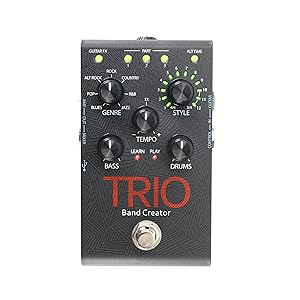 DigiTech TRIO - コード進行とリズムからベースとドラムを自動生成する