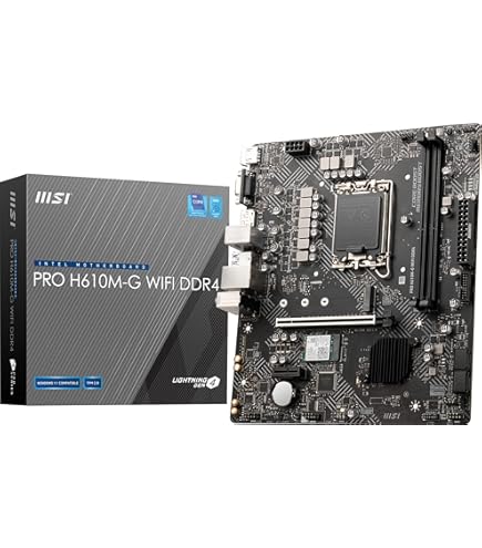 Amazon.com: MSI PRO H610M-G DDR4 Motherboard (12th/13th/14th Gen