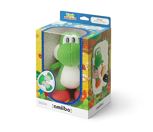 ヨッシー ウールワールド』ビッグサイズの“amiibo あみぐるみヨッシー