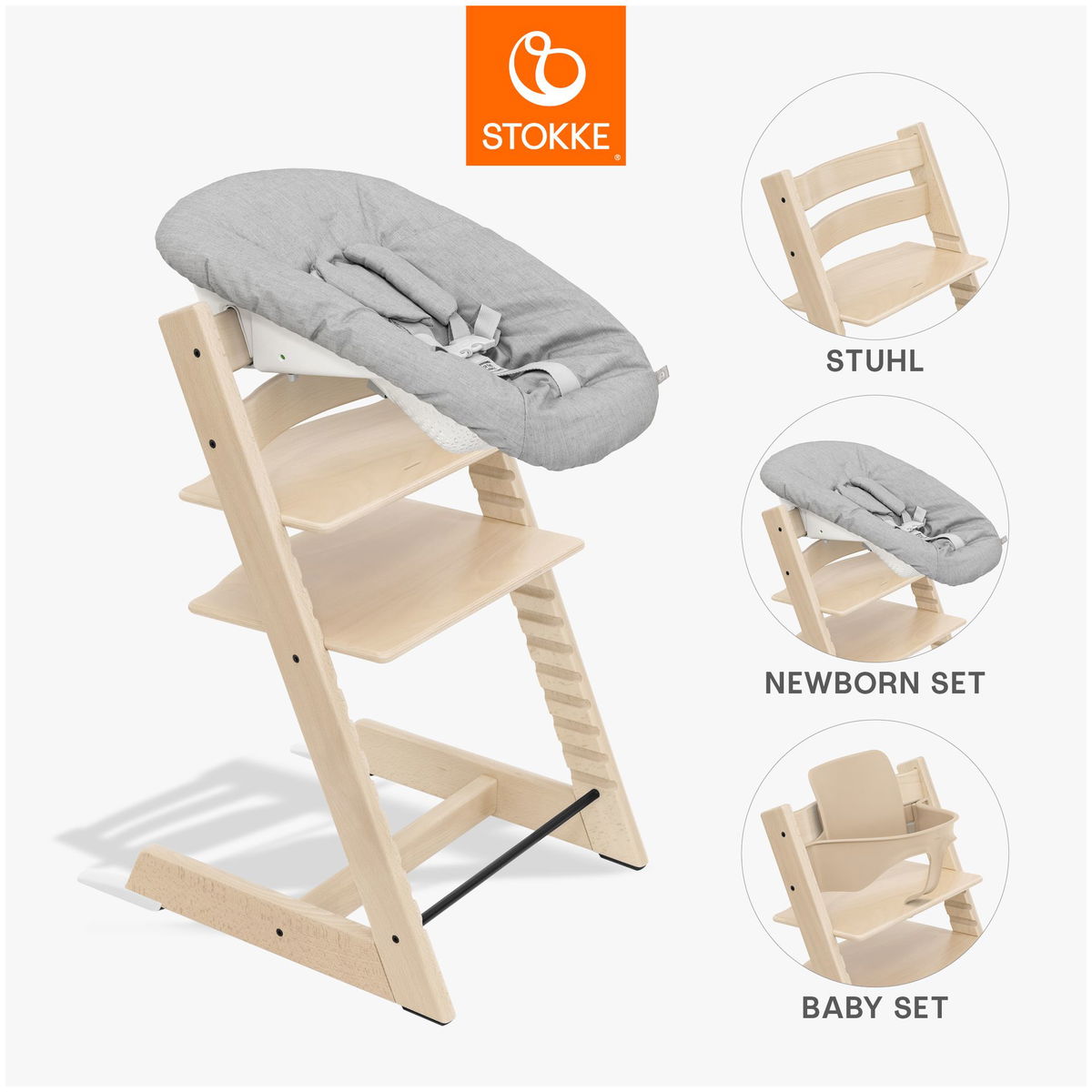 STOKKE Tripp Trapp Newborn Set - Ergonomic Highchair