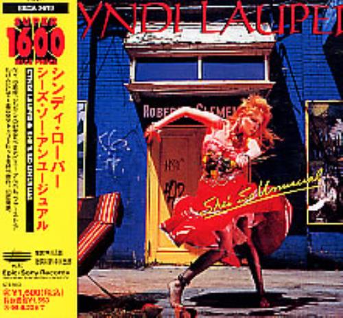Cyndi Lauper She's So Unusual Japanese Promo Cd Album ESCA7619