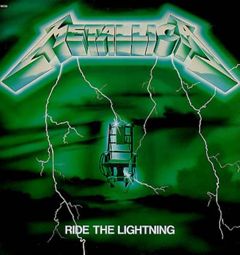 Metallica Ride The Lightning - Green Sleeve French Vinyl LP Record