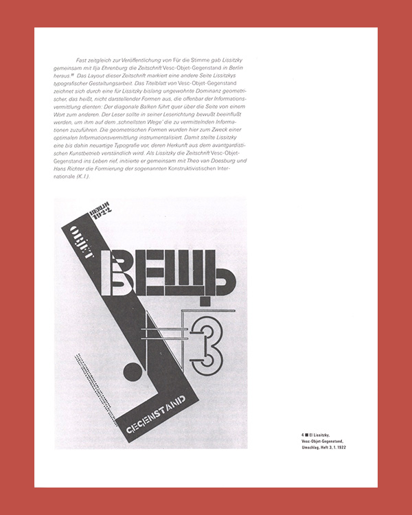 El Lissitzky: Konstrukteur, Denker, Pfeifenraucher, Kommunist