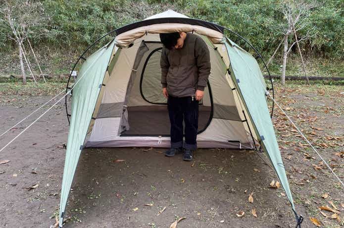設営レビュー！】DOD ザ・ワンタッチテントMを実際に使った評価は