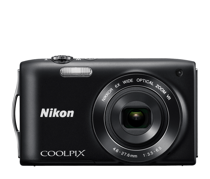 Nikon COOLPIX S3300 Black | Point & Shoot Cameras | Nikon