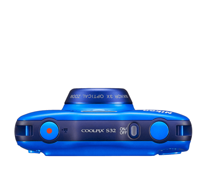 Nikon COOLPIX S32 Blue | Point & Shoot Cameras | Nikon