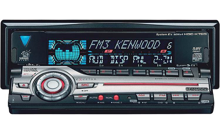 Kenwood Excelon KDC-X769 CD Receiver with CD Changer Controls at