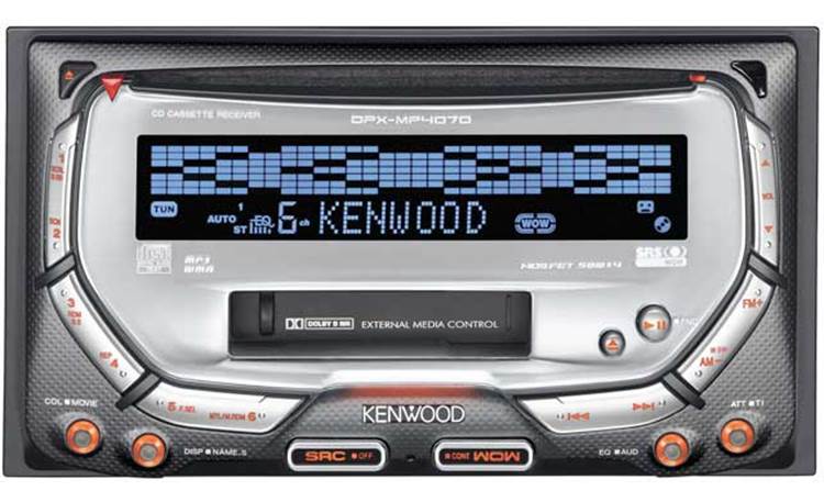 Kenwood DPX-MP4070 CD/MP3/WMA/cassette receiver at Crutchfield