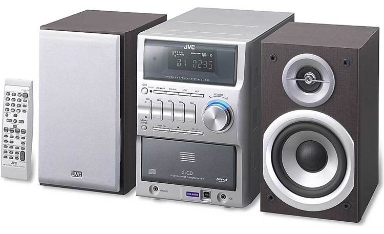 JVC UX-G50 Micro system with 5-CD changer and USB input at Crutchfield