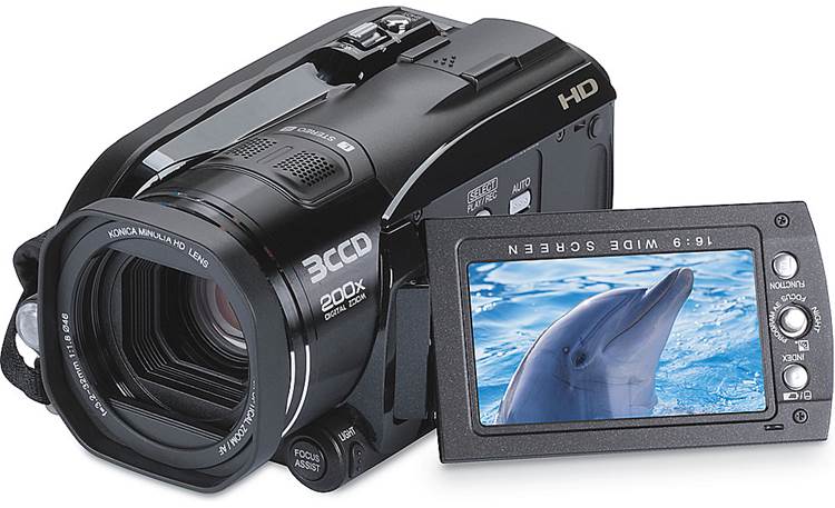 JVC GZ-HD3 60GB high-definition hard drive camcorder at Crutchfield