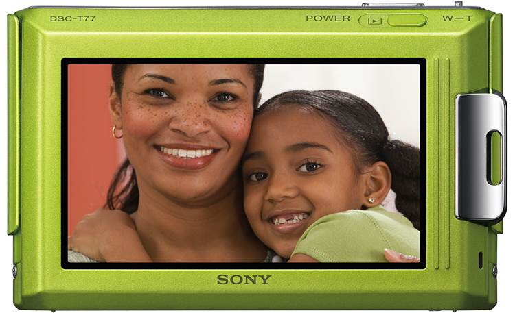 Sony Cyber-shot® DSC-T77 (Green) 10.1-megapixel digital camera