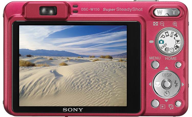 Sony Cyber-shot DSC-W150 (Red) 8.1-megapixel digital camera with