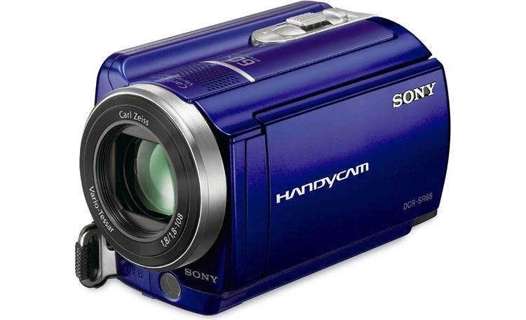 Sony DCR-SR68 Handycam® (Blue) 80GB standard-definition hard drive