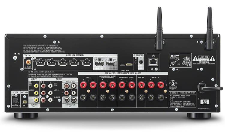 Sony STR-DN1070 7.2-channel home theater receiver with Wi-Fi