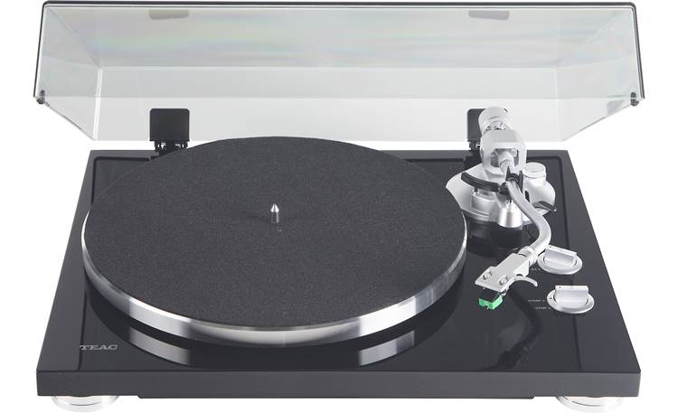 TEAC TN-350 (Satin Black) Manual belt-drive turntable with pre