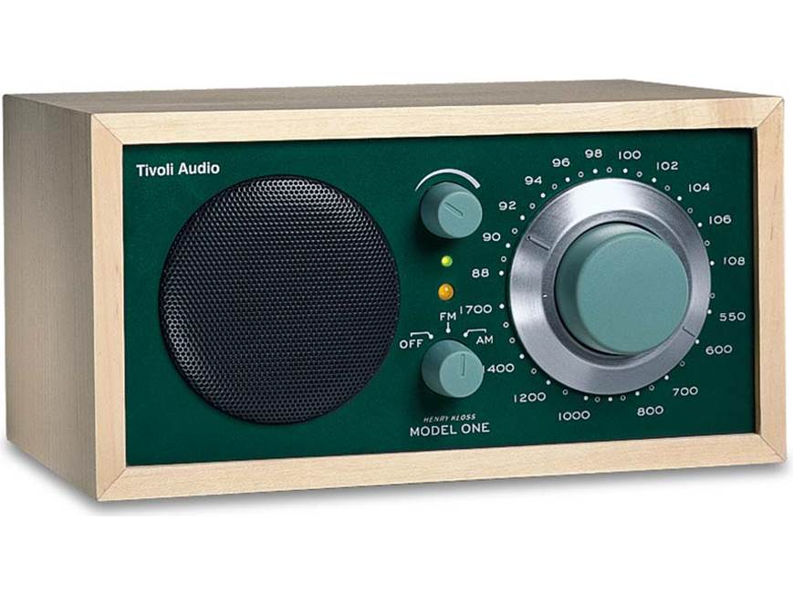 Tivoli Audio Model One (Maple/Green) Henry Kloss table radio