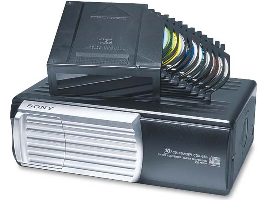 Sony CDX-656 10-disc CD Changer at Crutchfield