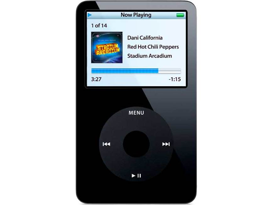 Apple iPod® 30GB (Black) Digital music/photo/video player (Black