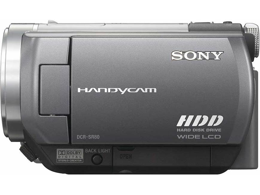 Sony DCR-SR80 60GB hard drive camcorder at Crutchfield