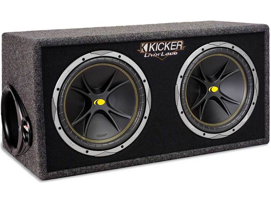 Kicker Bass Package ZX400.1 mono subwoofer amplifier DC122 dual 12