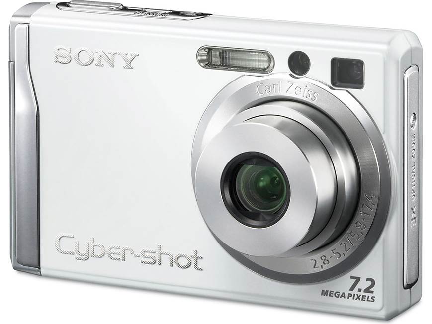 Sony Cyber-shot DSC-W80 (White) 7.2-megapixel digital camera