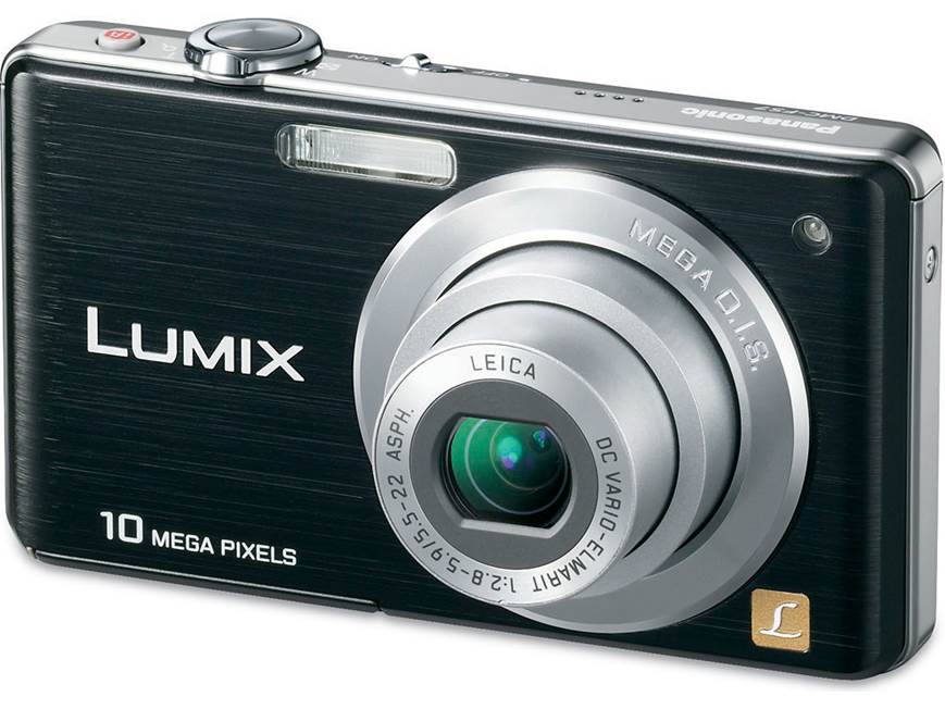 Panasonic Lumix DMC-FS7 (Black) 10.1-megapixel digital camera with