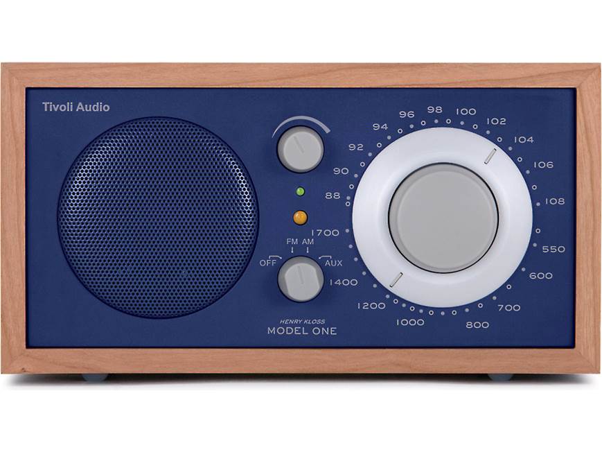 Tivoli Audio Model One (Cherry/Blue) AM/FM radio (Cherry/Blue) at